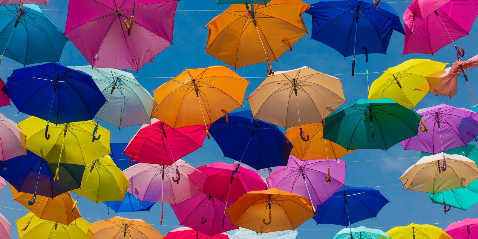 assorted umbrellas