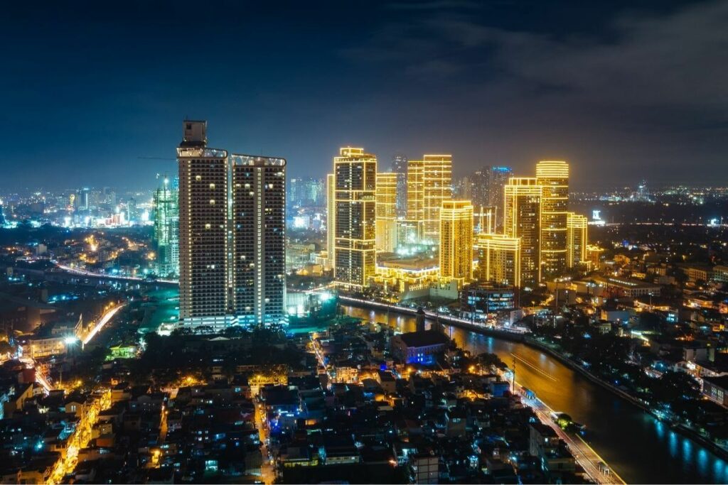 Manila at night